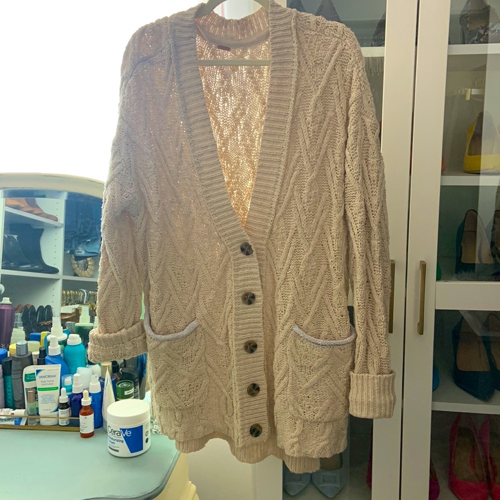 Free people oversized Montana cardigan - Small - EUC
